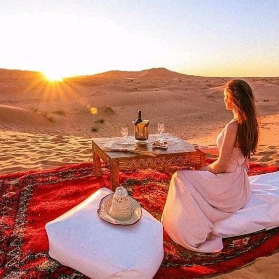 Erg Chebbi Camel Trek Camp Hotel Merzouga Ngoại thất bức ảnh