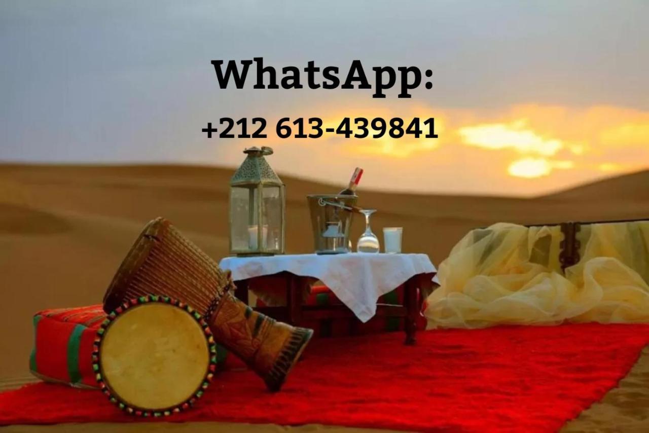 Erg Chebbi Camel Trek Camp Hotel Merzouga Ngoại thất bức ảnh