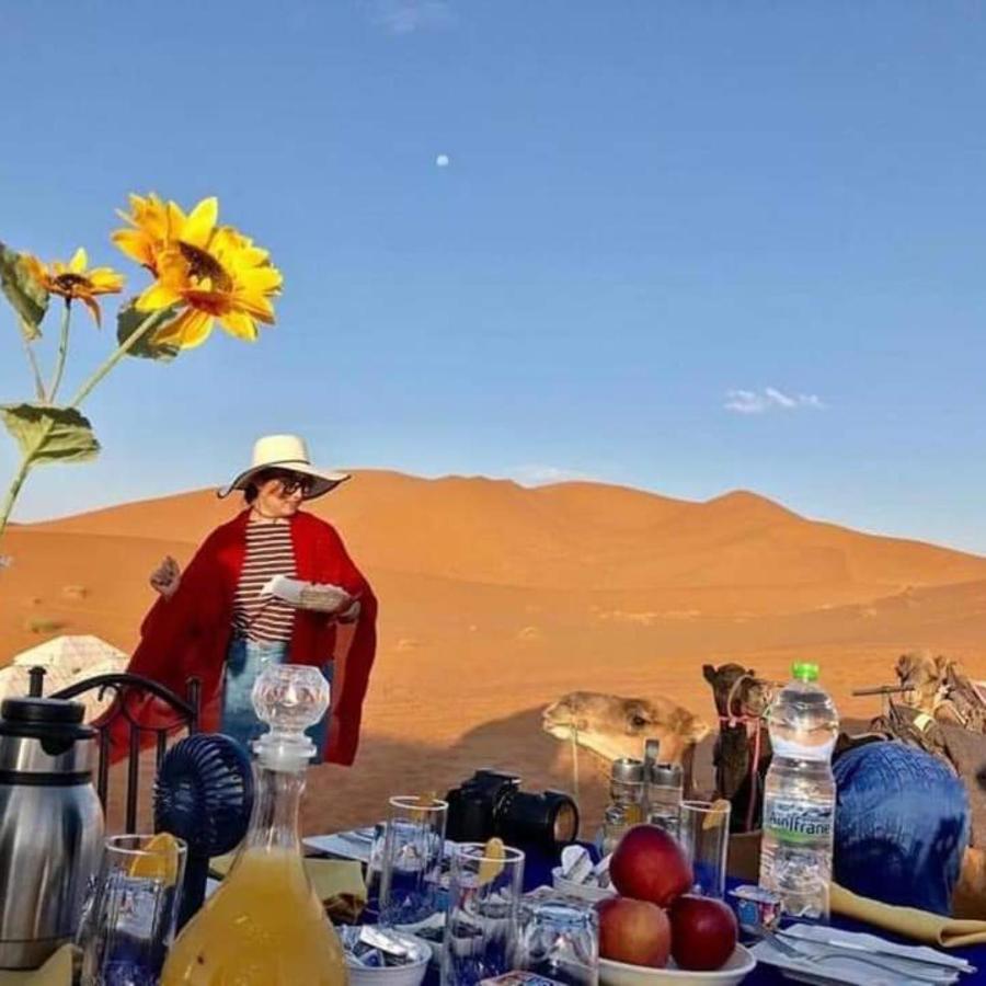 Erg Chebbi Camel Trek Camp Hotel Merzouga Ngoại thất bức ảnh