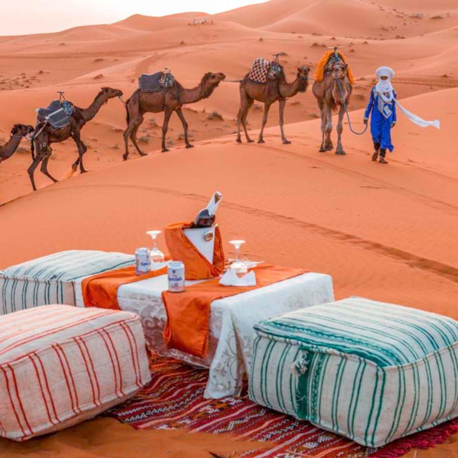 Erg Chebbi Camel Trek Camp Hotel Merzouga Ngoại thất bức ảnh